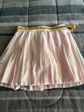 Calia Pleated 15” Mesh Skort in Luminous Pink XS